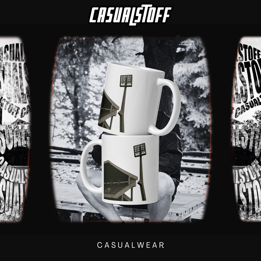 CONCRETE CURVE™ – Stadium Relic - White Glossy Mug