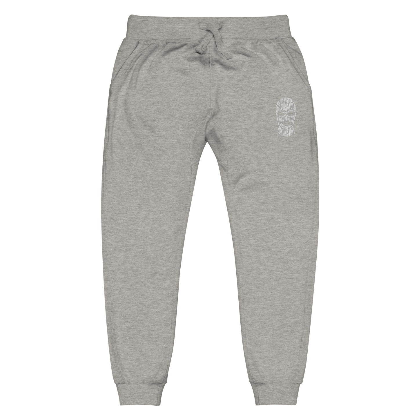 Fleece Jogginghose mit in Weiß gesticktem 'Casualstoff'-Logo.