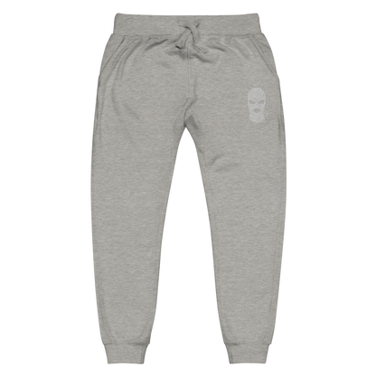 Fleece Jogginghose mit in Weiß gesticktem 'Casualstoff'-Logo.