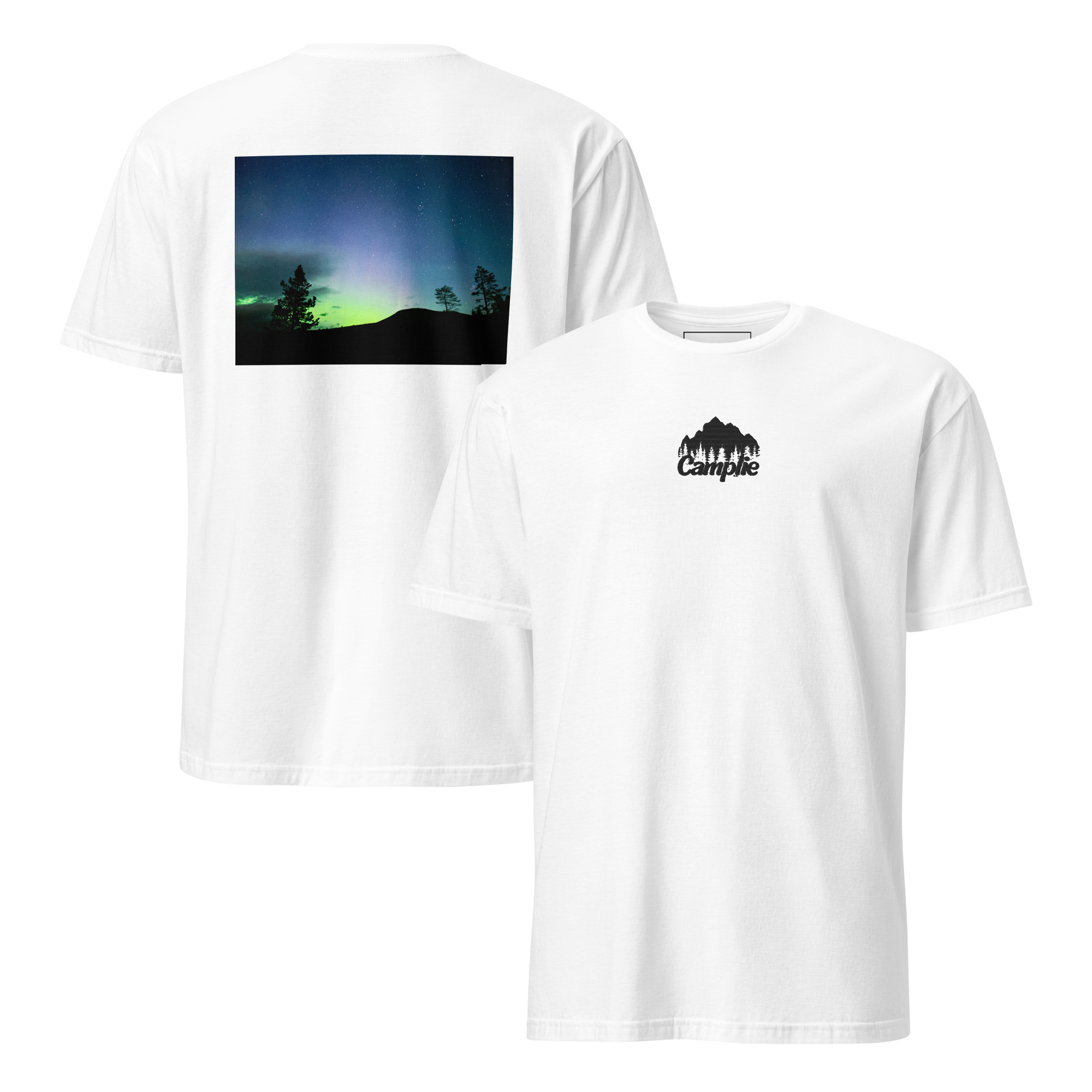 Camplie™ Northern Lights Stick T-Shirt | Unisex