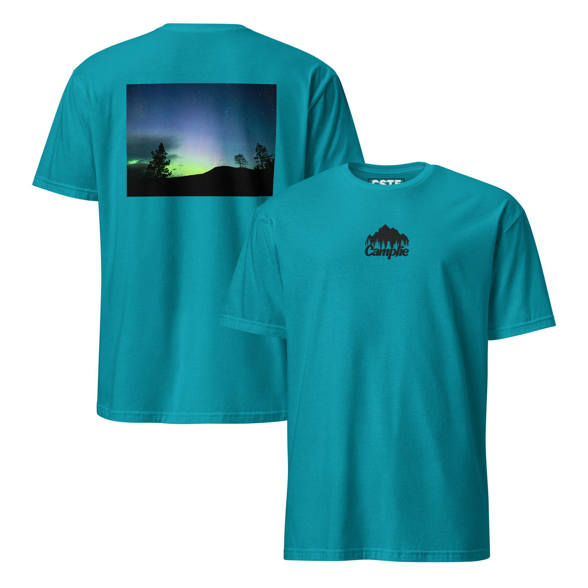 Camplie™ Northern Lights Stick T-Shirt | Unisex