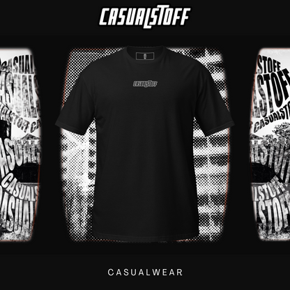 T-Shirt Generation 2.0 mit in Weiß-Schwarz gesticktem Schriftzug