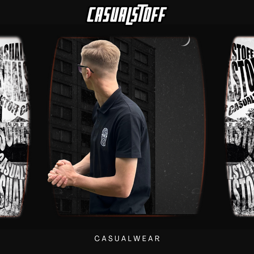 Casualstoff™ Polo mit gesticktem CASUALSTOFF™ Logo