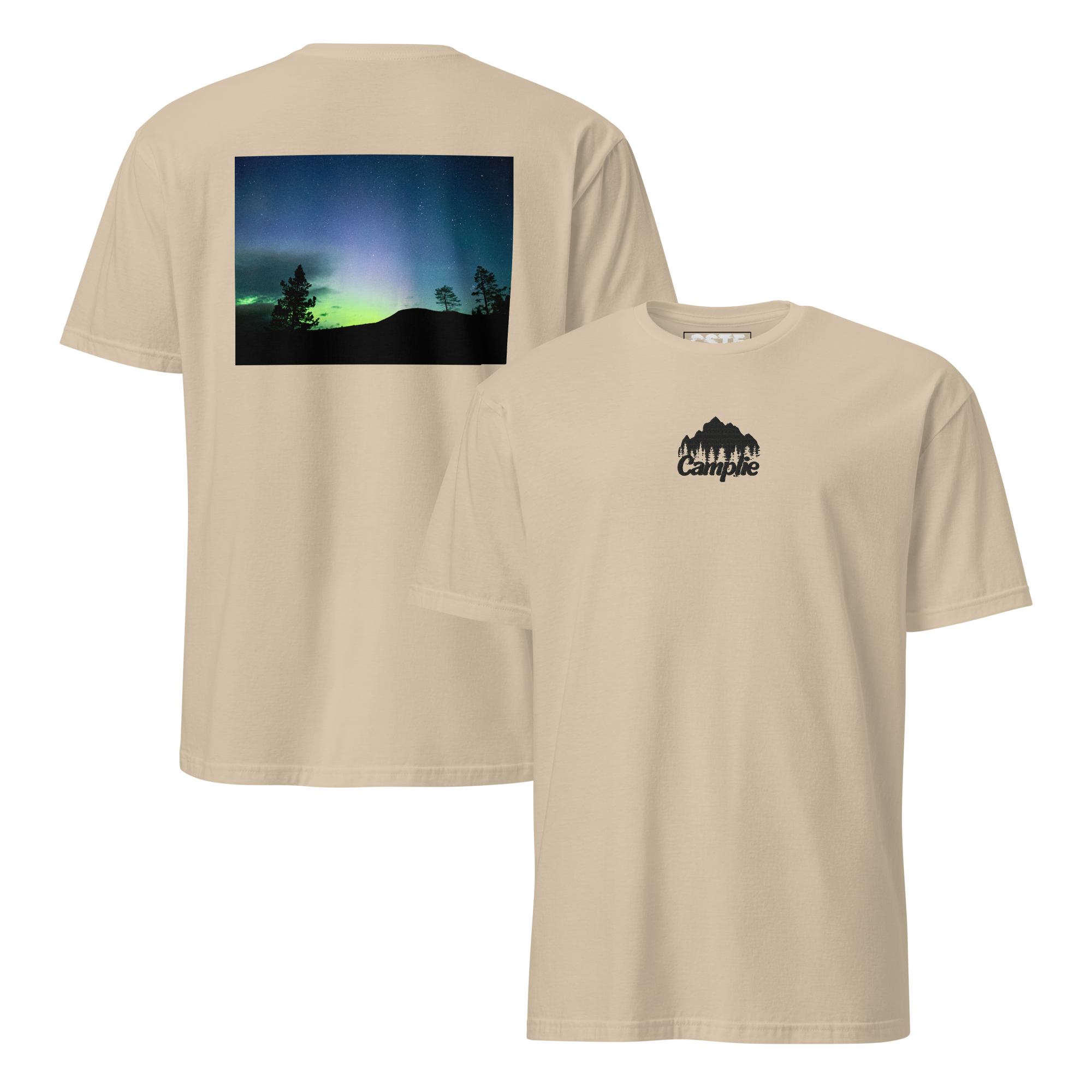 Camplie™ Northern Lights Stick T-Shirt | Unisex