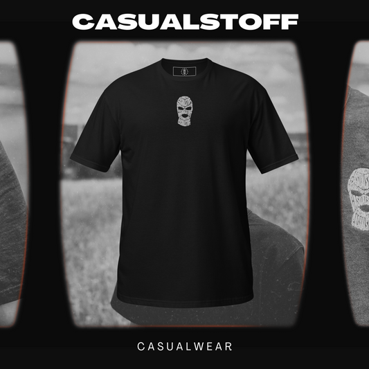 T-Shirt Casualstoff Logostick "Das warten hat ein Ende"