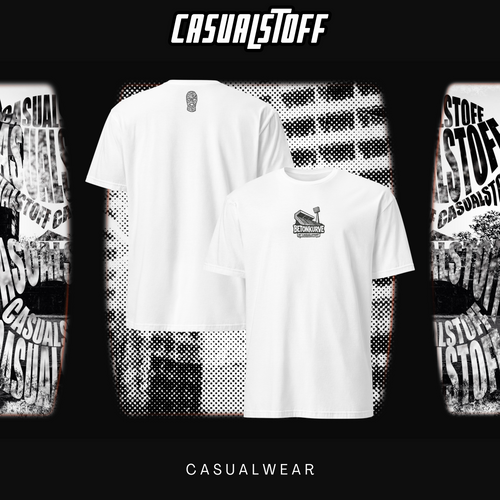 T-Shirt BETONKURVE™ – Casualstoff™ Außenetikett