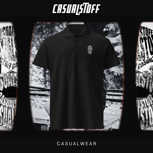 Casualstoff™ Polo mit gesticktem CASUALSTOFF™ Logo