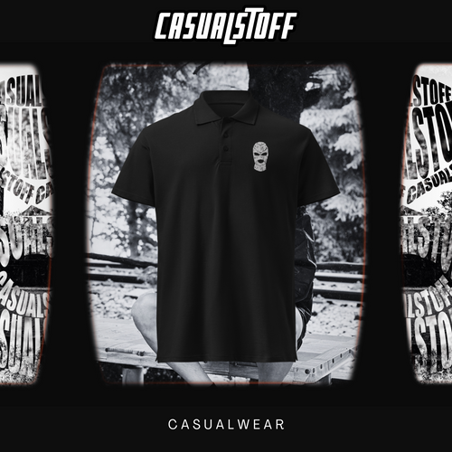 Casualstoff™ Polo mit gesticktem CASUALSTOFF™ Original Logo