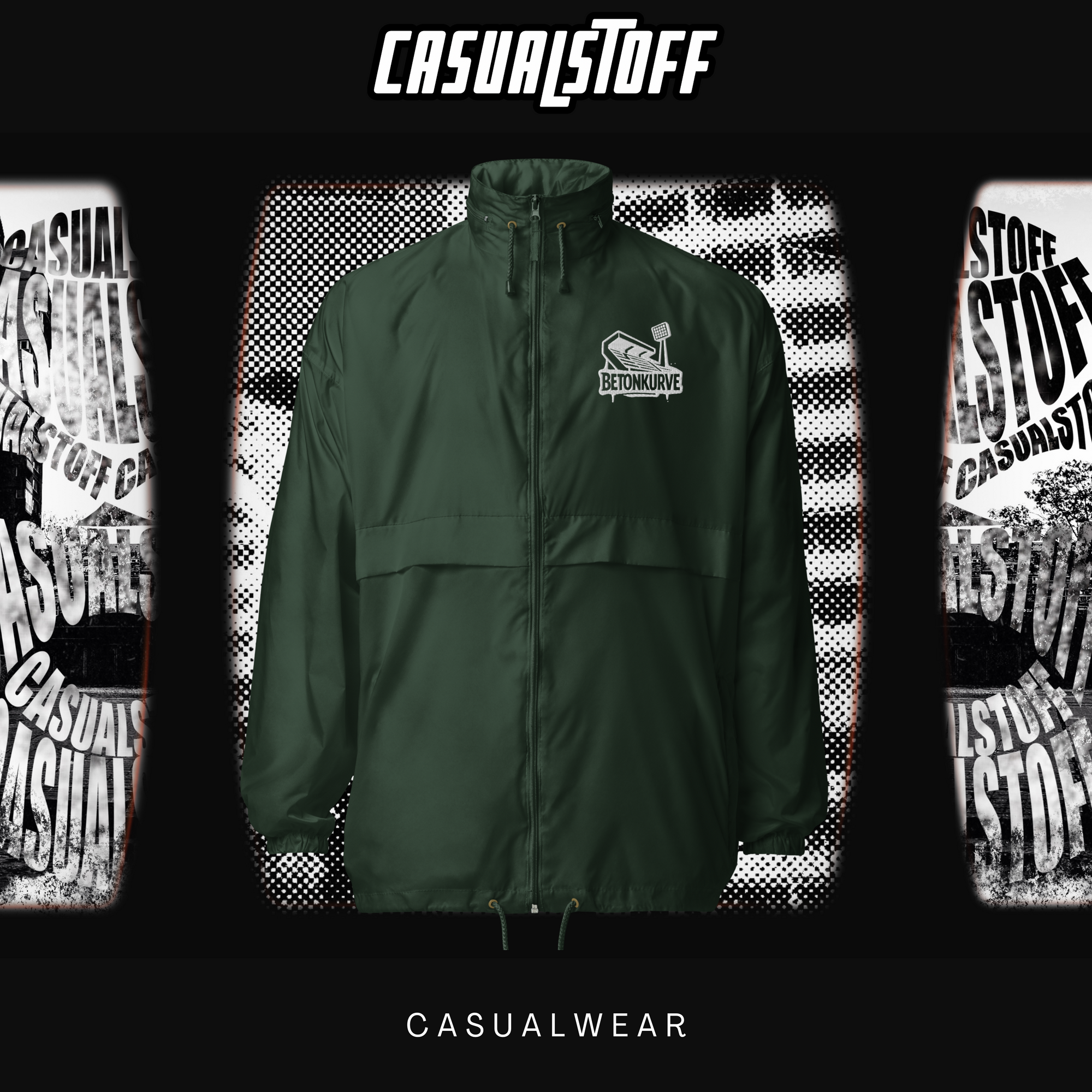 Windbreaker Betonkurve™ – Weißer Stick
