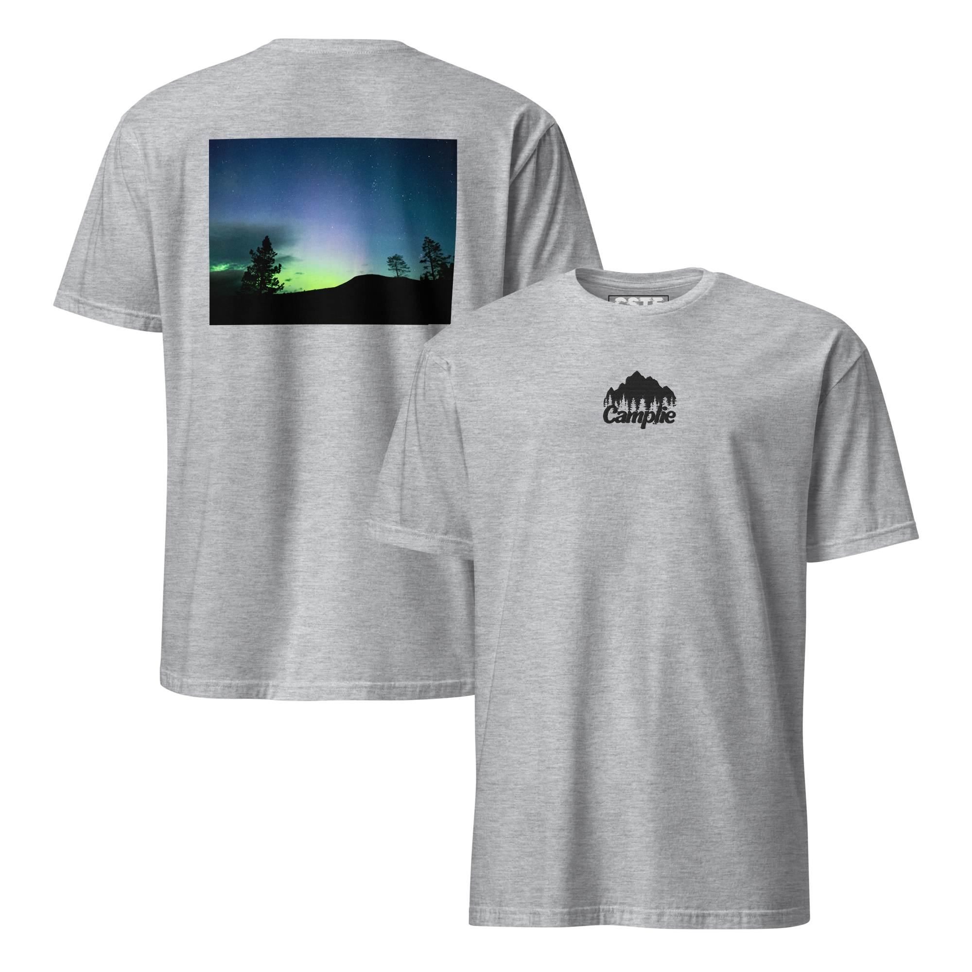 Camplie™ Northern Lights Stick T-Shirt | Unisex