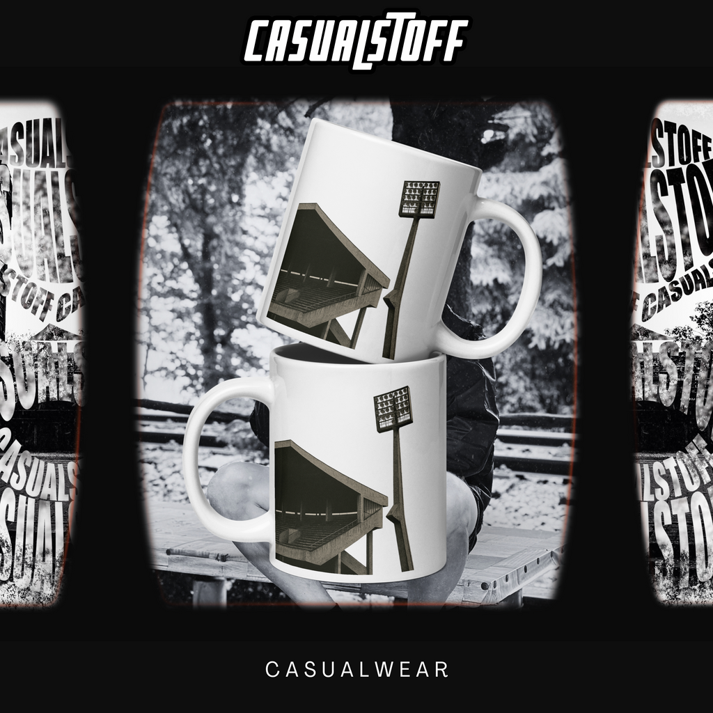 CONCRETE CURVE™ – Stadium Relic - White Glossy Mug