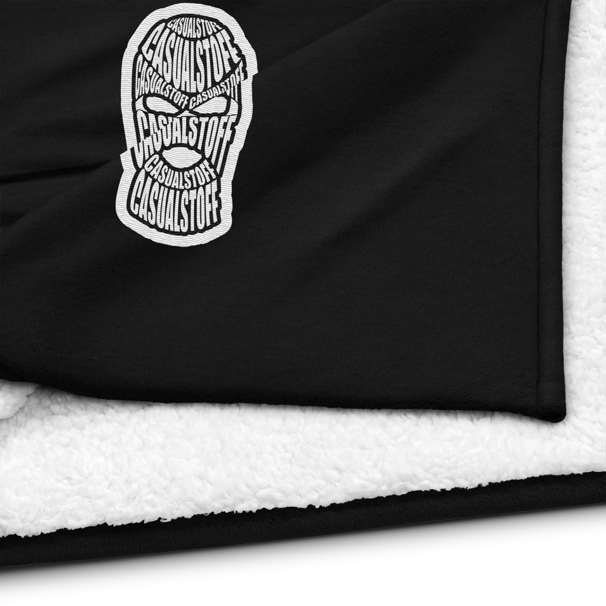 PREMIUM SHERPA DECKE CASUALSTOFF™ LOGO STICK