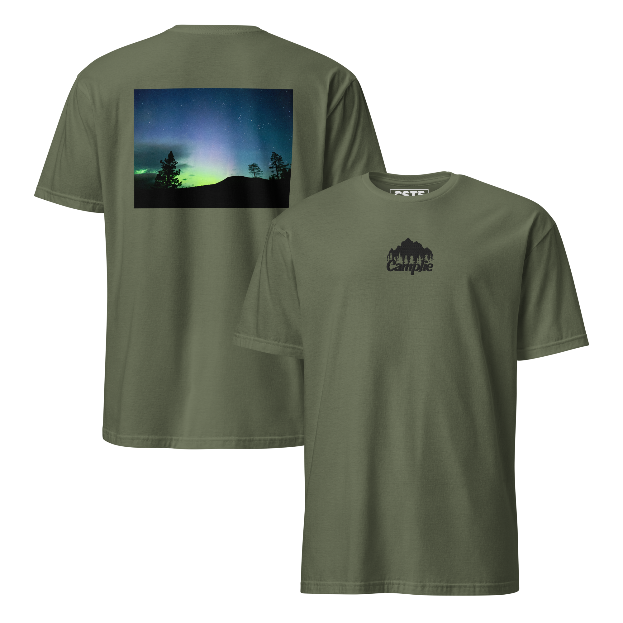 Camplie™ Northern Lights Stick T-Shirt | Unisex