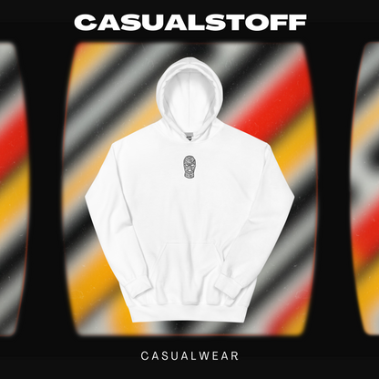 Hoodie Print Line Casualstoff Logo + Außenetikett " Casualstoff Schriftzug"