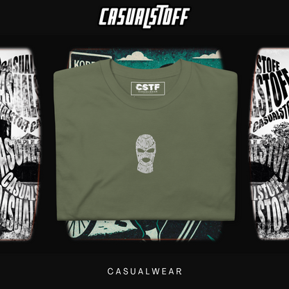 T-Shirt Grenzstoff Tour Edition mit in Weiß gesticktem Casualstoff Logo