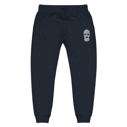 Fleece Jogginghose mit in Weiß gesticktem 'Casualstoff'-Logo.