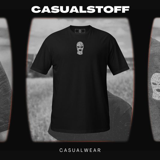 T-Shirt mit in Weiß gesticktem Casualstoff Logo "Away Days"