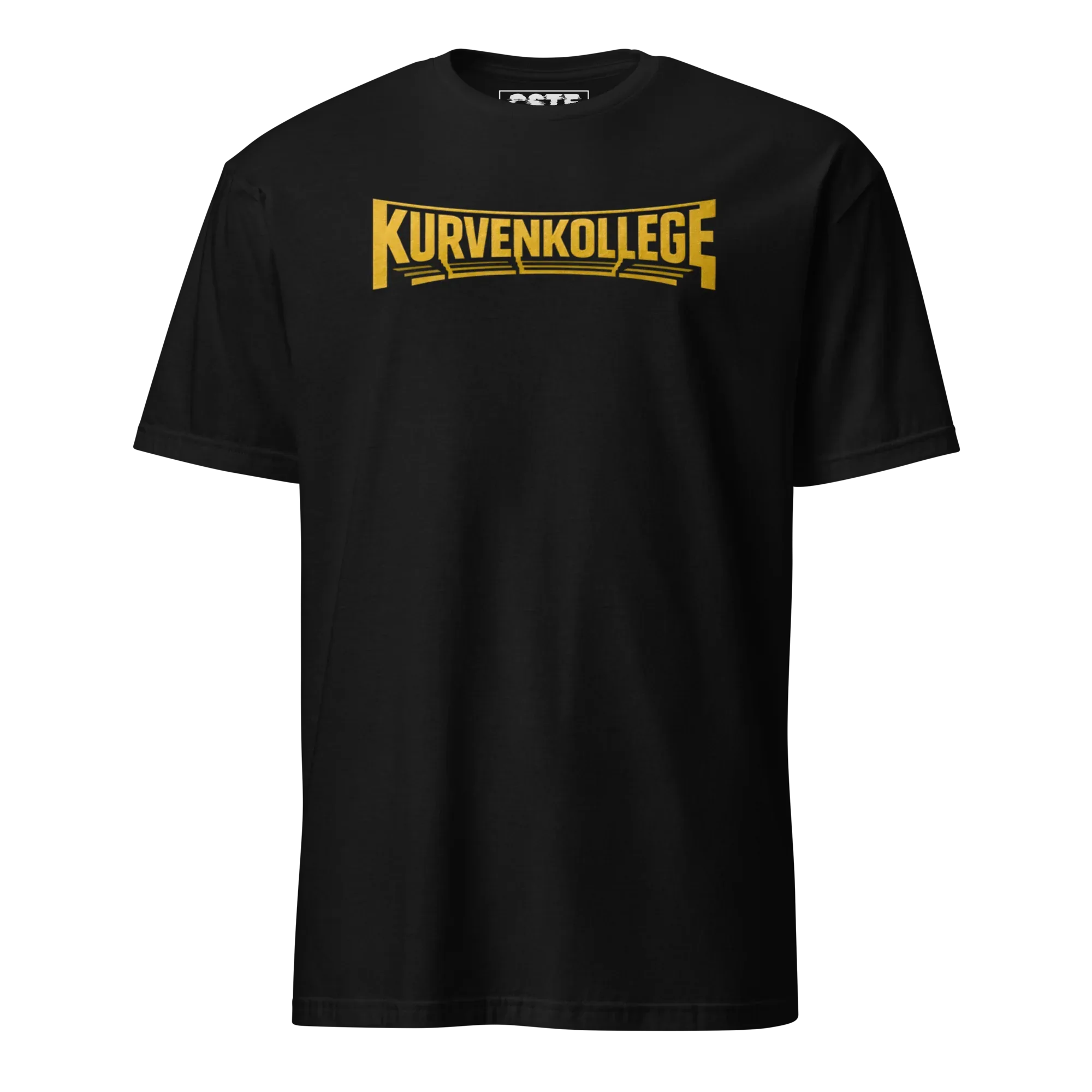 Kurvenkollege™ T-Shirt Gelb-Schwarz - Casualstoff
