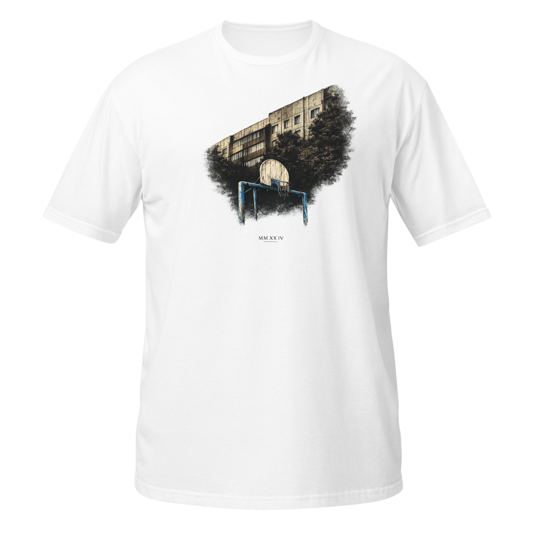 Casualstoff™ Betonkorb T-Shirt – Vorderseite
