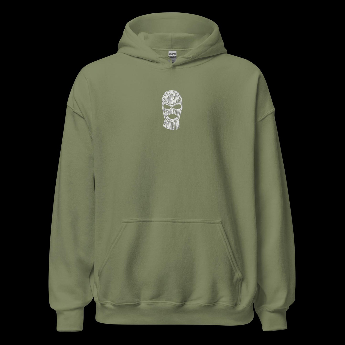 Hoodie mit in Weiß gesticktem Casualstoff Logo "Wie der Vater, so der Sohn"