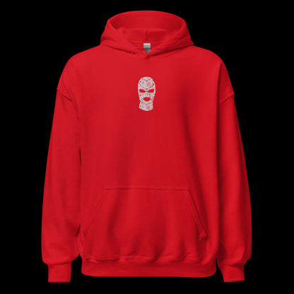 Hoodie mit in Weiß gesticktem Casualstoff Logo "1.-3. Halbzeit"