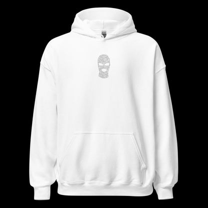 Hoodie mit in Weiß gesticktem Casualstoff Logo "1.-3. Halbzeit"